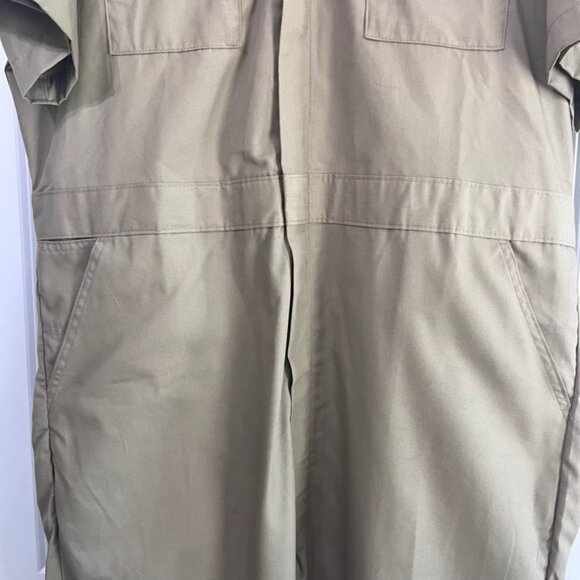DICKIES Coveralls Khaki Men's XL Regular Work Wear Short Sleeves Utility - Picture 8 of 15